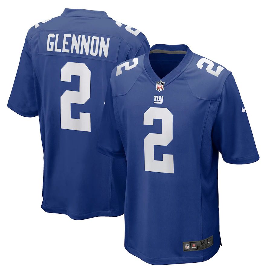 Men New York Giants #2 Mike Glennon Nike Royal Game Player NFL Jersey->new york giants->NFL Jersey